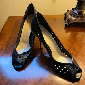 👠Lavorazione Artigiana Peep Toe Heels, 8👠